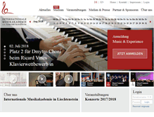 Tablet Screenshot of musikakademie.li