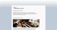 Desktop Screenshot of musikakademie.ch